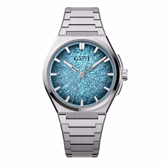 Часовник Bonest Gatti Glacier Series 41мм - Automatic - Син