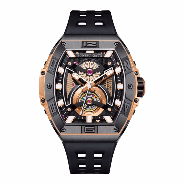 Часовник Bonest Gatti Reverse Gravity 42мм - Automatic - Златист