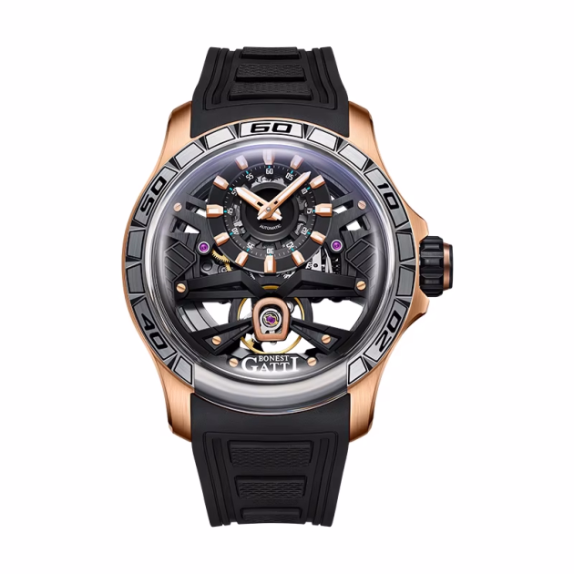 Часовник Bonest Gatti Reverse Gravity 45мм - Automatic - Черен