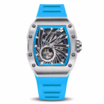 Часовник Bonest Gatti Ghost Speed 45мм - Automatic - Светло син