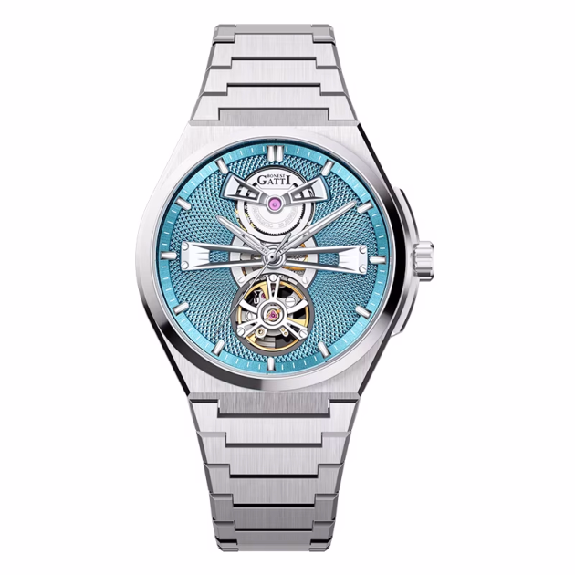 Часовник Bonest Gatti Transition Series 40мм - Автомат - Син