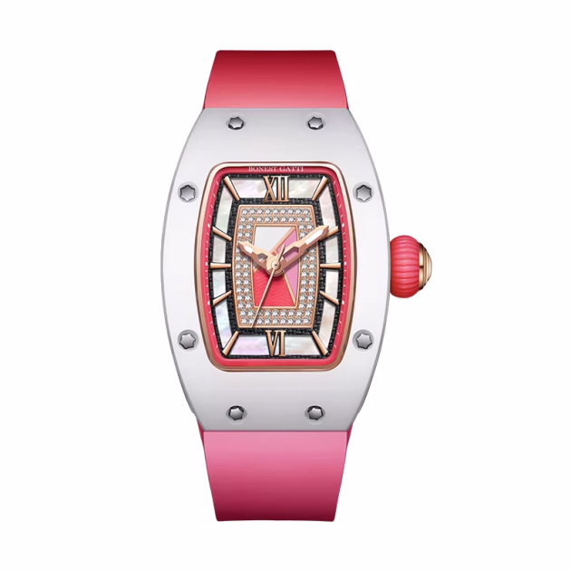 Часовник Bonest Gatti Classy Series 32мм – Mechanical – Розов