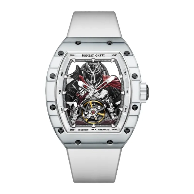 Часовник Bonest Gatti Spartan Warriors 42мм - Automatic - Бял