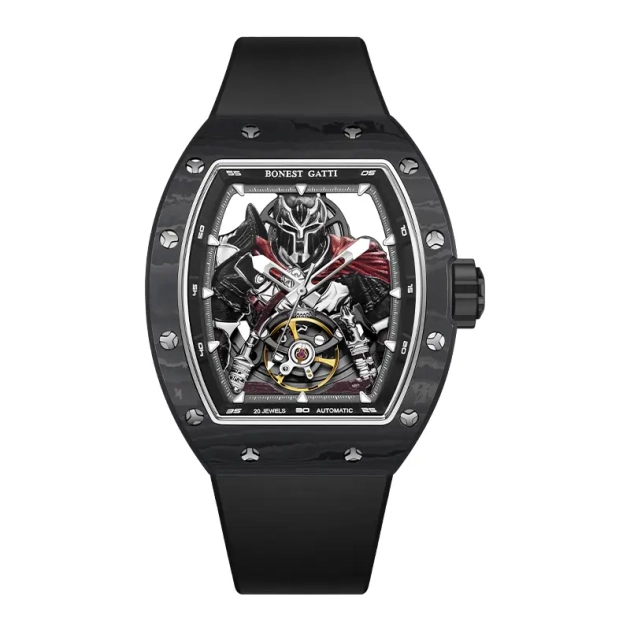Часовник Bonest Gatti Spartan Warriors 42мм - Automatic - Черен