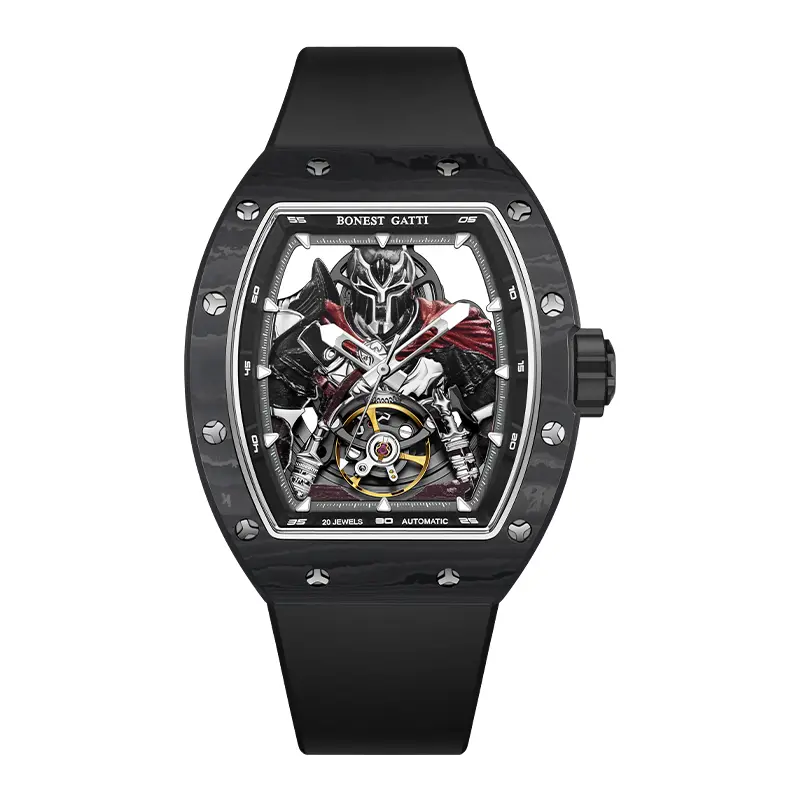 Часовник Bonest Gatti Spartan Warriors 42мм - Automatic - Черен
