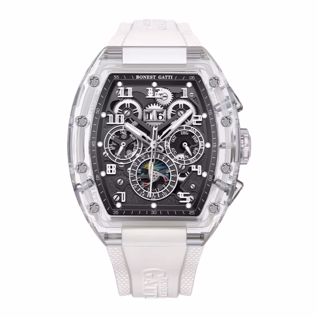 Часовник Bonest Gatti Topspeed Series 45мм - Automatic - Бял