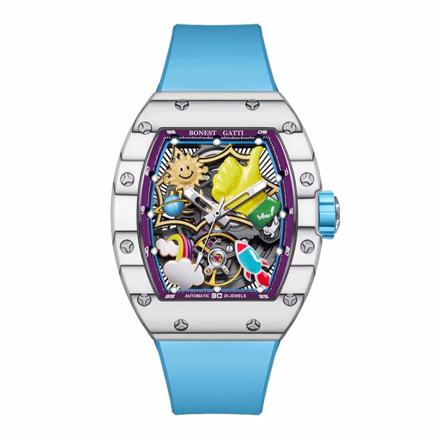 Часовник Bonest Gatti Radiance Series 43мм - Automatic - Син