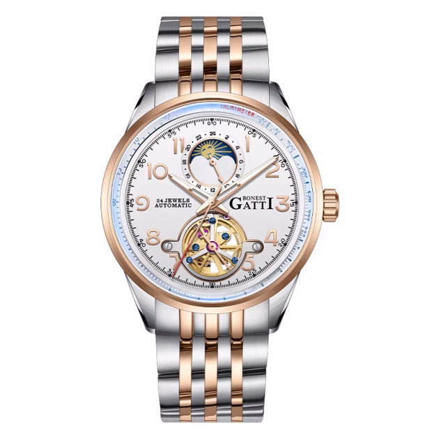 Часовник Bonest Gatti Reverse Gravity 42мм - Automatic - Златист
