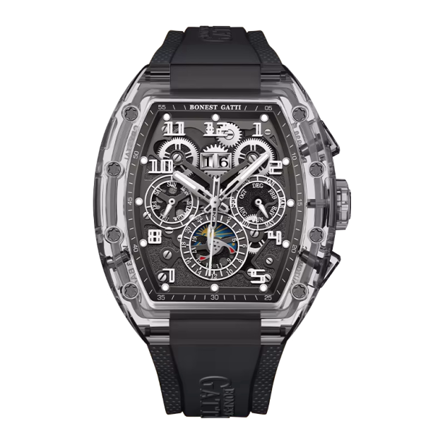 Часовник Bonest Gatti Topspeed Series 45мм - Automatic - Черен